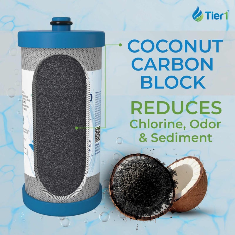 Tier1 RWF1030 WF1CB Refrigerator Water Filter | Replacement for Kenmore 469906, RG100, WF284, NGRG2000, PS503627, 469910, 9910 | Fridge Filter Lasts Up To 6 Months | Easy Install | Great Tasting Water - Image 4
